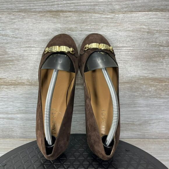 Talbots Women's Brown Suede Slip On Flats Size 5.5 - Picture 5 of 9